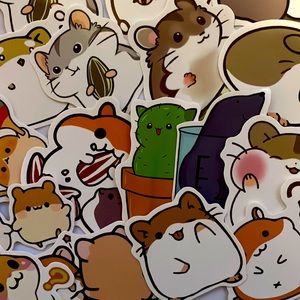 💫BOGO💫 17 Pieces of Hamster Stickers Pack